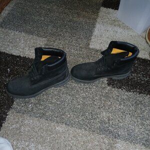 Black Timberland boots